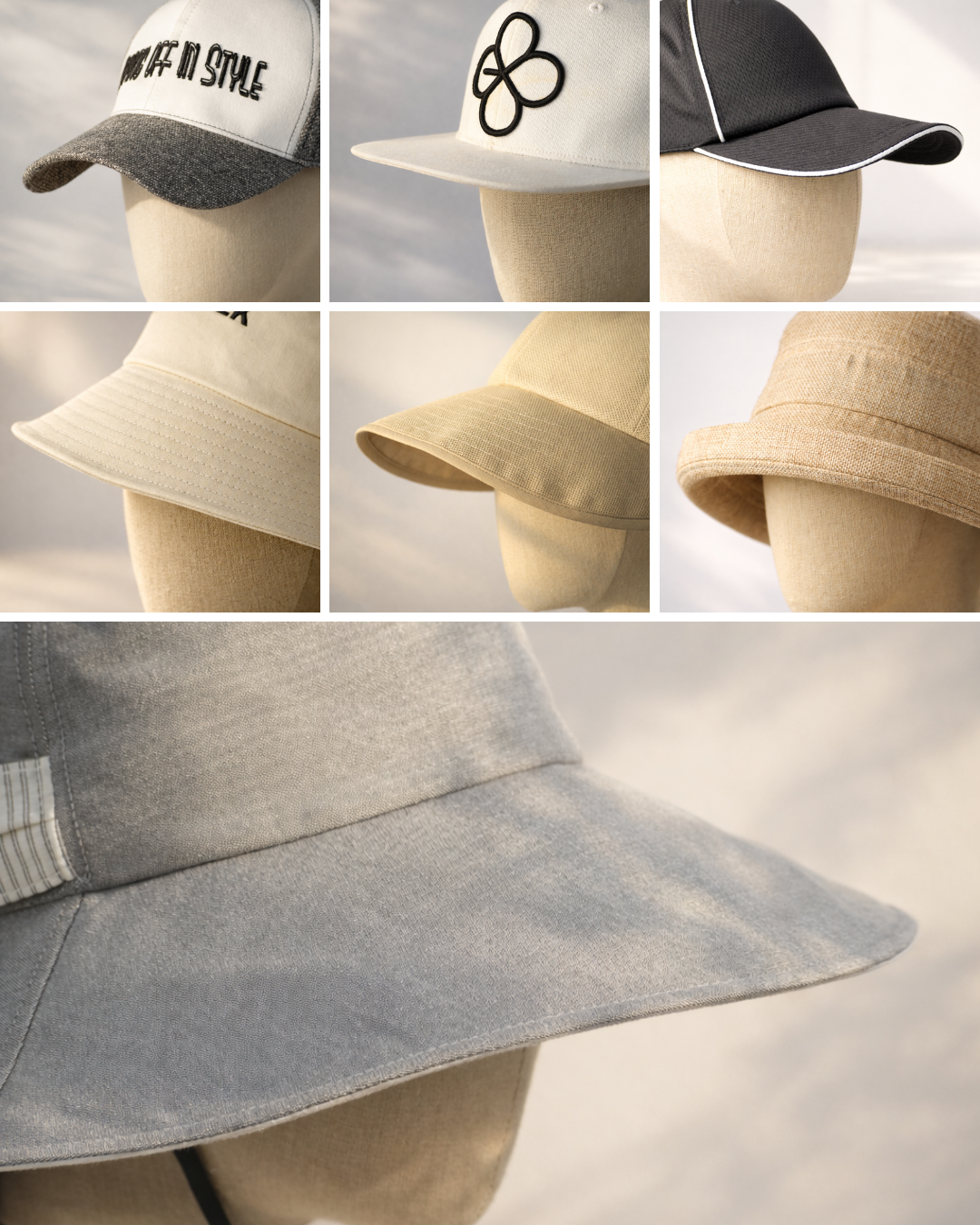 Cap & Hat Brim Structure and Materials