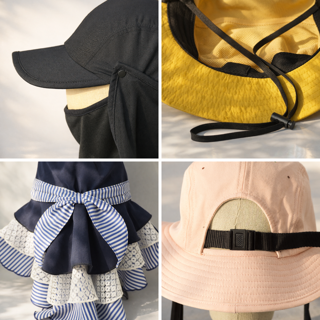 Cap and hat accessories and components